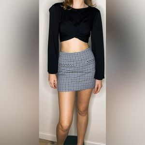 Small black crop top from Forever 21